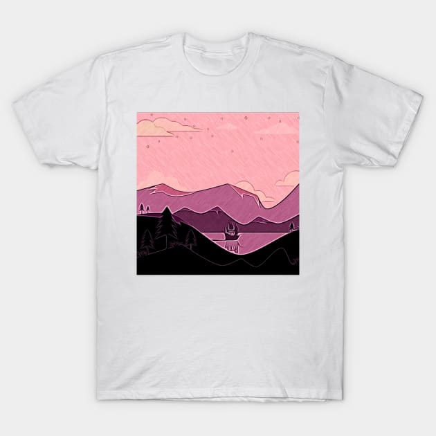 Landscape T-Shirt by MarcyRangel